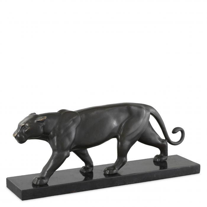 element PANTHER ON MARBLE BASE